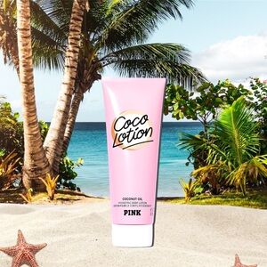 Pink body lotion